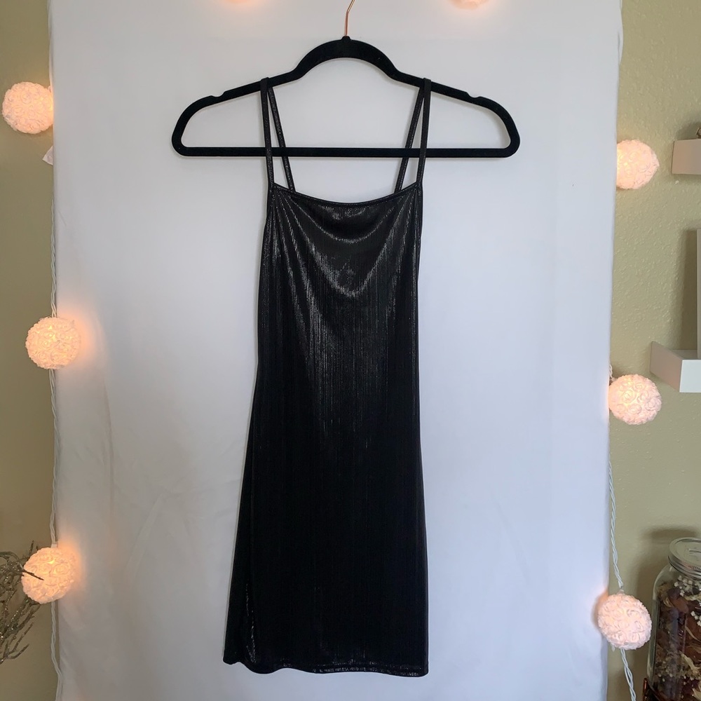 Cute black bodycon dress